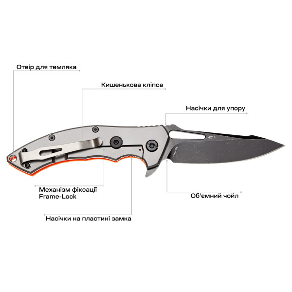 Нож Skif Shark II BSW Orange