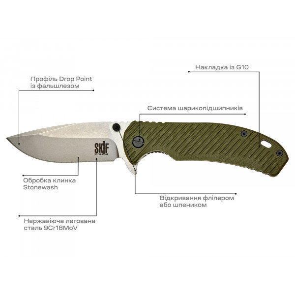 Нож Skif Sturdy II SW Olive