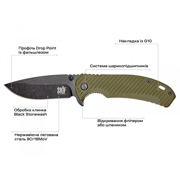 Нож Skif Sturdy II BSW Olive