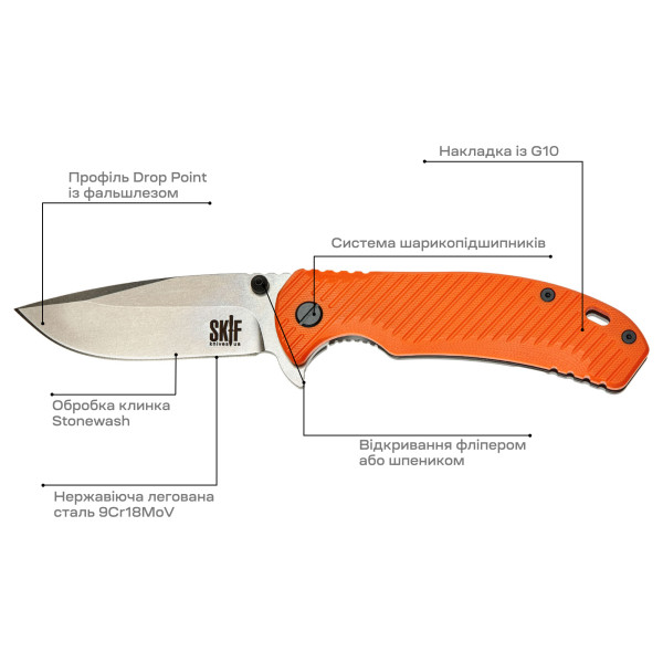 Ніж Skif Sturdy II SW Orange