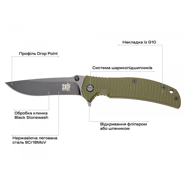 Нож Skif Urbanite II BSW Olive