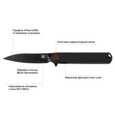 Ніж Skif Townee BSW Black