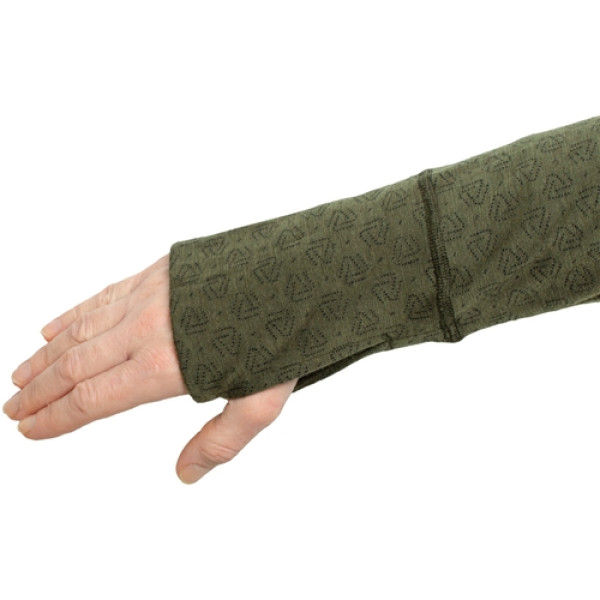 Термосвитер Thermowave Long Sleeve Turtleneck 1/2 zip. 3XL. Forest green