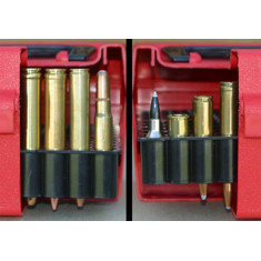 Коробка MTM R-100 на 100 патронов кал. 22-250 Rem; 243 Win; 6 mm BR Norma; 6,5x55; 6,5x284 Norma; 7,62x39; 30-30 Win; 308 Win; 30-06; 8x57 JRS; 9,3x74 R. Цвет – зеленый.