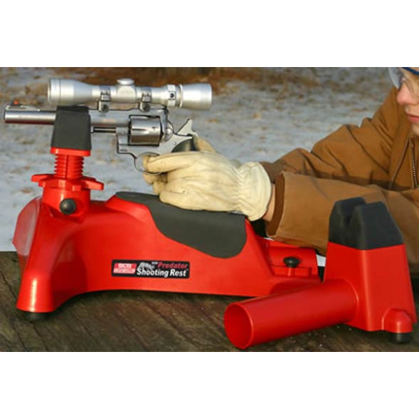 Упор для стрельбы MTM Predator Shooting Rest. Материал – пластик. Цвет – красный.