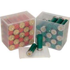 Коробка MTM Shell Stack на 25 патронов 12 кал. (4 шт). Цвет - прозрачный