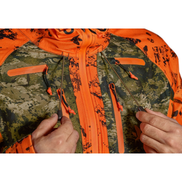 Куртка Seeland Vintage InVis 50 Зеленый/Оранжевый