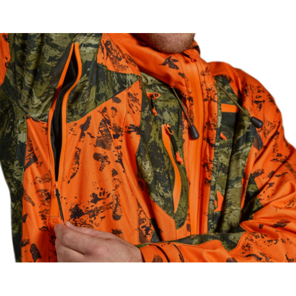 Куртка Seeland Vintage InVis 50 Зеленый/Оранжевый