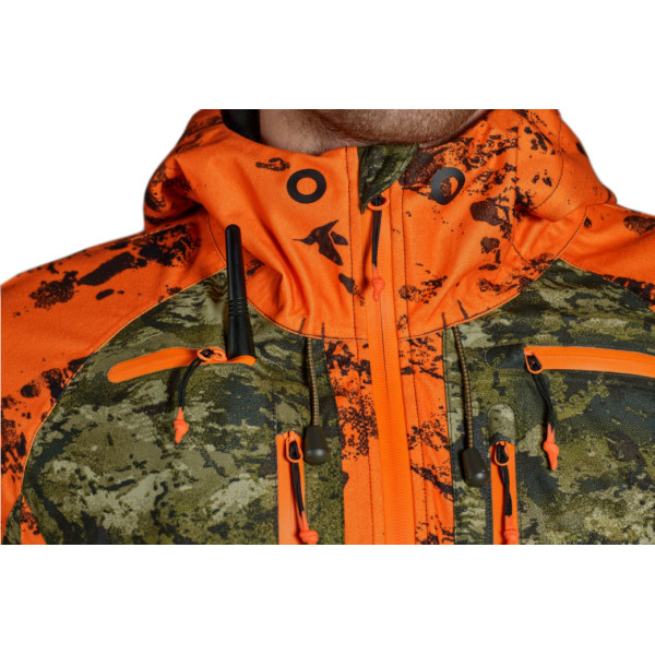 Куртка Seeland Vintage InVis 60 Зеленый/Оранжевый