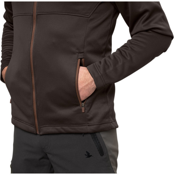 Кофта Seeland Elliot fleece 3XL Коричневый