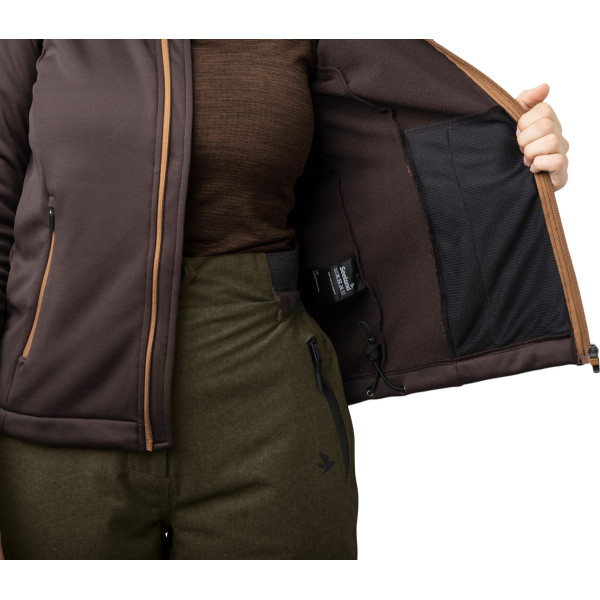 Кофта Seeland Emily fleece S Коричневый