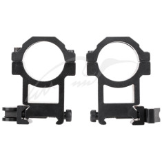 Кільця швидкознімні Air Precision QR Mount Ring. d – 30 мм. High. Weaver/Picatinny