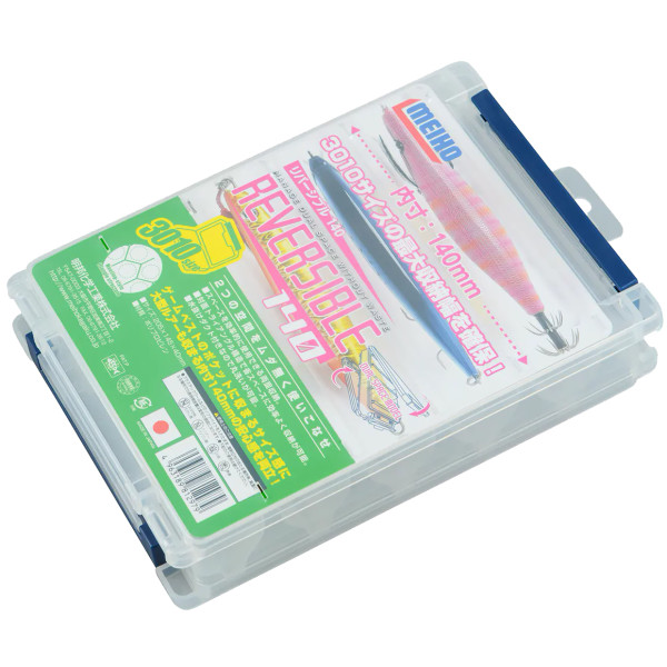 Коробка Meiho Reversible 140 205x145x40mm к:clear