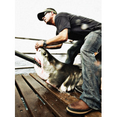 Очки Costa Del Mar Fisch Black Silver 580 GLS