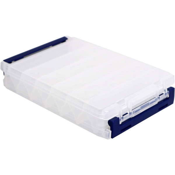 Коробка Meiho Reversible 120 200х126х36mm к:clear