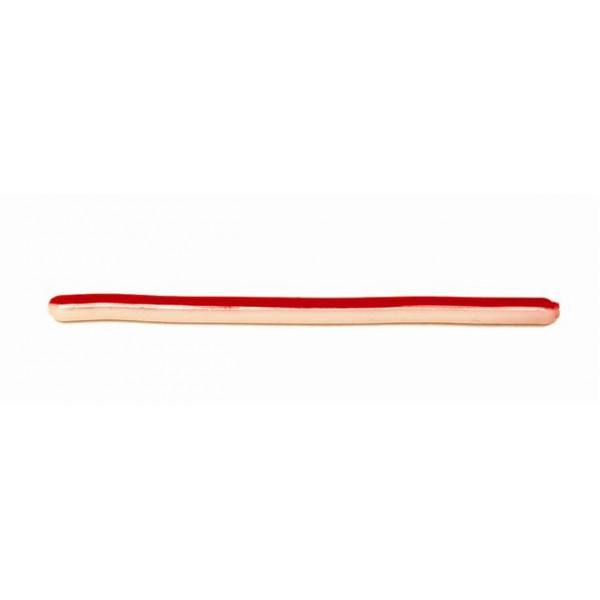 Силікон Big Bite Baits Trout Worm 3" Red /White 10 шт.