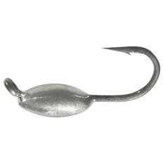 Мормишка вольфрамова Shark Овсинка 0.1g 2.0mm гачок D18 к:срібло