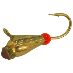 Мормишка вольфрамова Shark Крапля з вушком 0.267g 2.5mm гачок D18 к:мідь