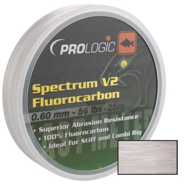 Флюорокарбон Prologic Spectrum V2 25m FC 0.50mm 37lb