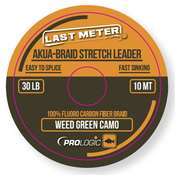 Шоклідер Prologic Akua-Braid Leader 10m (Camo Green) 30lb