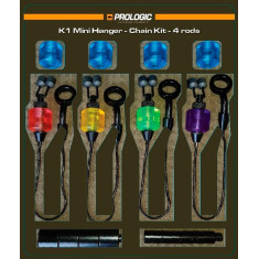 Набір свінгерів Prologic K1 Mini Hanger - Chain Kits 4 rod red/yellow/green/blue/purple Набір свінгерів Prologic K1 Mini Hanger - Chain Kits 4 rod red/yellow/green/blue/purple