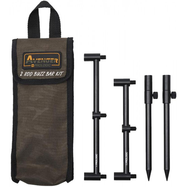 Буз-бар Prologic Avenger 2 Rod Buzz Bar Kit & Carrycase 20-34cm 0.277kg