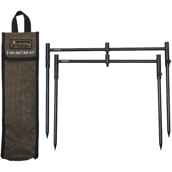 Буз-бар Prologic Avenger 3 Rod Buzz Bar Kit & Carrycase 20-34cm 0.537kg