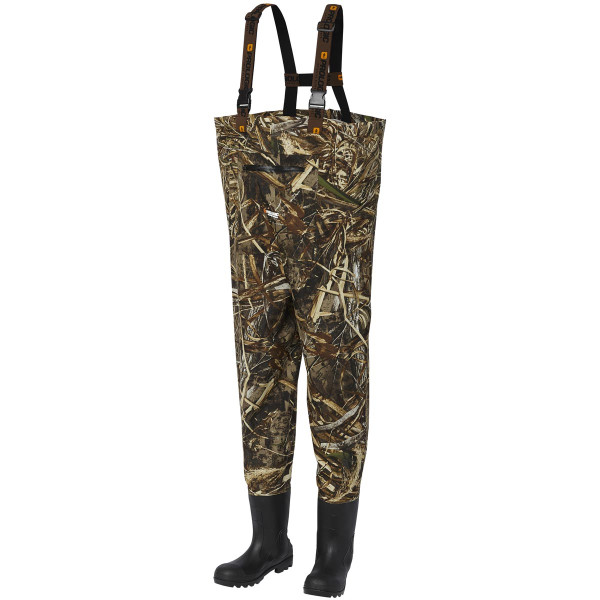 Вейдерси Prologic Max5 Taslan Chest Bootfoot Waders Cleated XL 44/45-9/10 розміри 58.5cm 94cm 148.5cm к:camo