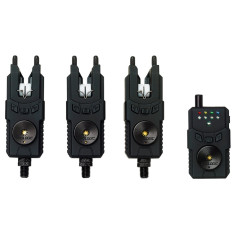 Набір сигналізаторів Prologic Custom SMX MKII Bite Alarms Set 3+1 red/green/yellow Набір сигналізаторів Prologic Custom SMX MKII Bite Alarms Set 3+1 red/green/yellow