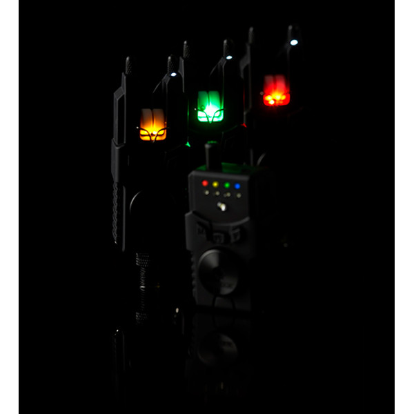 Набір сигналізаторів Prologic Custom SMX MKII Bite Alarms Set 3+1 red/green/yellow