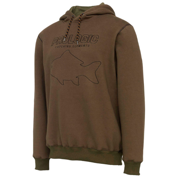 Реглан Prologic Mega Fish Hoodie M Army Green