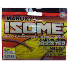 Черв’яки Marukyu IS07 Glow lemon sandworm Large size
