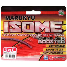 Черв’яки Marukyu IS09 Glow red sandworm Large size