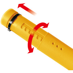 Тубус Prox Round Air Case 11.5cm довжина 88-153cm к:black