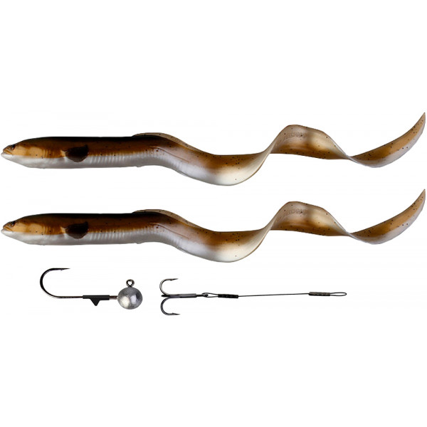 Силикон Savage Gear 3D Real Eel Loose Body 300mm 56.0+6.0g #02 Olive Pearl