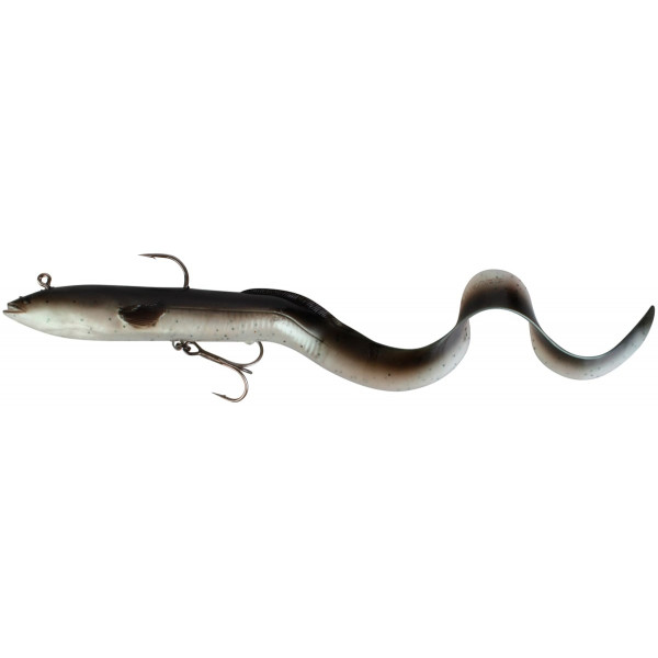 Силикон Savage Gear 3D Real Eel Ready To Fish 200mm 38.0g #01 Black Green Pearl (поштучно)