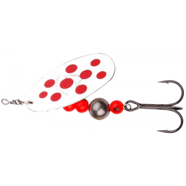 Lure Savage Gear Caviar Spinner # 4 18.0g 04-Fluo Orange & Silver