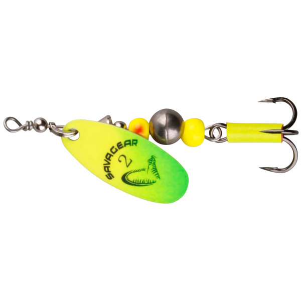 Блешня Savage Gear Caviar Spinner #4 18.0 g 07-Fluo Yellow / Chartreuse