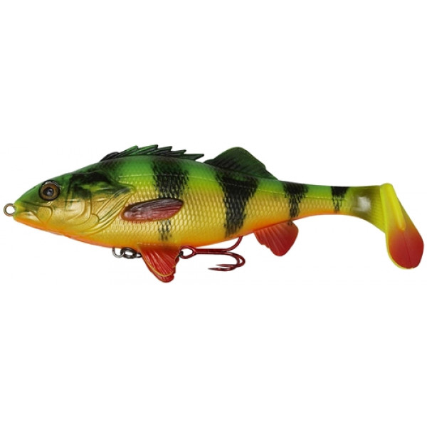 Силікон Savage Gear 4D Perch Shad SS 175mm 67.0g #02 Firetiger (поштучно)