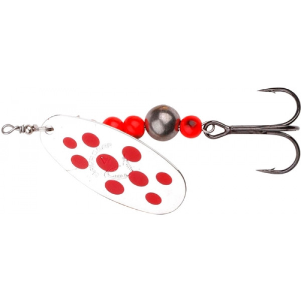 Lure Savage Gear Caviar Spinner # 4 14g 04-Fluo Orange & Silver