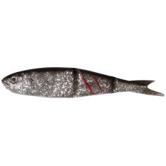 Силікон Savage Gear Soft 4Play Loose Body 95mm 7.5g Swim&Jerk #01 Dirty Silver (4 шт/уп)