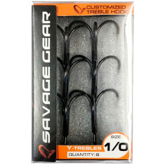 Трійник Savage Gear Y-Treble Hook Size 8 BLN (8шт/уп)