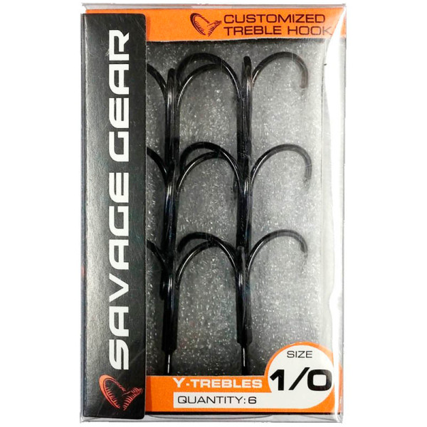Тройник Savage Gear Y-Treble Hook Size 8 BLN (8шт/уп)