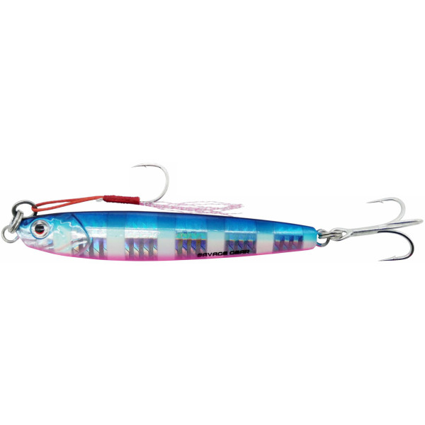 Пількер Savage Gear 3D Slim Minnow Jig 93mm 40.0g Blue Pink Zebra