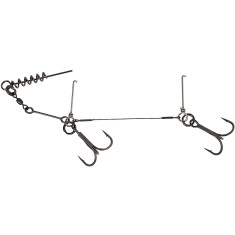 Оснащення Savage Gear 1x7 TI Corkscrew Stinger 2x#1/0 23kg (1 шт/уп.)