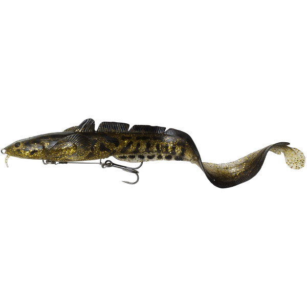 Силікон Savage Gear 3D Burbot Shallow SS 250mm 70.0g Gold Burbot UV (поштучно)