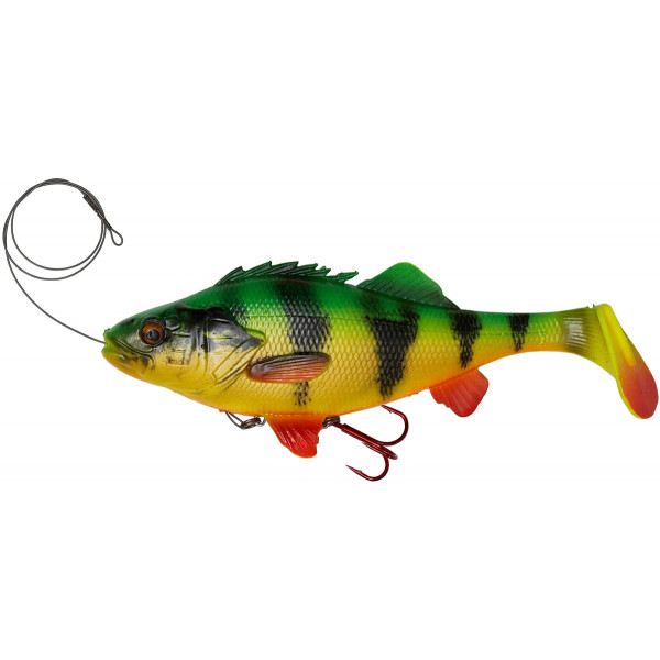 Силікон Savage Gear 4D LIine Thru Perch Shad SS 200mm 100.0g Firetiger (поштучно)