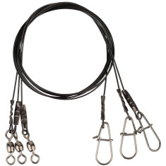 Повідець Savage Gear Black7 Trace 30cm 0.45mm 11kg (3 шт/уп.)