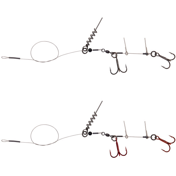 Оснащення Savage Gear Linethru Corkscrew Rig 2x#1 40cm 22kg (2 шт/уп.) Оснащення Savage Gear Linethru Corkscrew Rig 2x#1 40cm 22kg (2 шт/уп.)