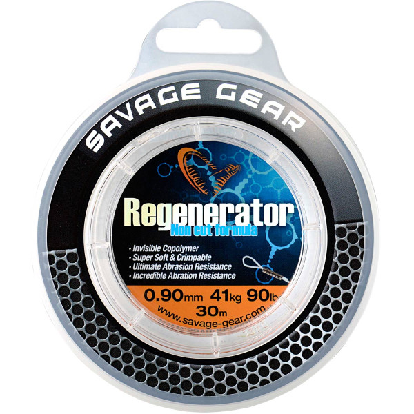 Поводковый материал Savage Gear Regenerator Mono 30m 0.60mm 43.5lb/20kg Clear